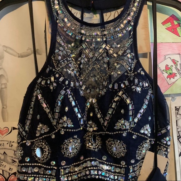 Navy blue homecoming dress - Picture 3 of 3